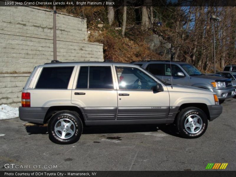 Bright Platinum / Black 1998 Jeep Grand Cherokee Laredo 4x4