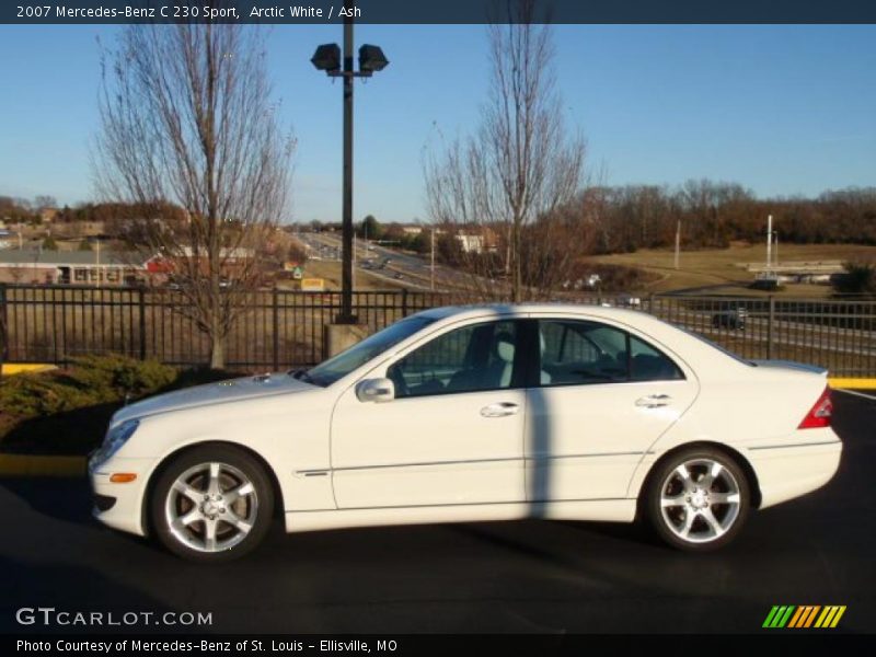 Arctic White / Ash 2007 Mercedes-Benz C 230 Sport