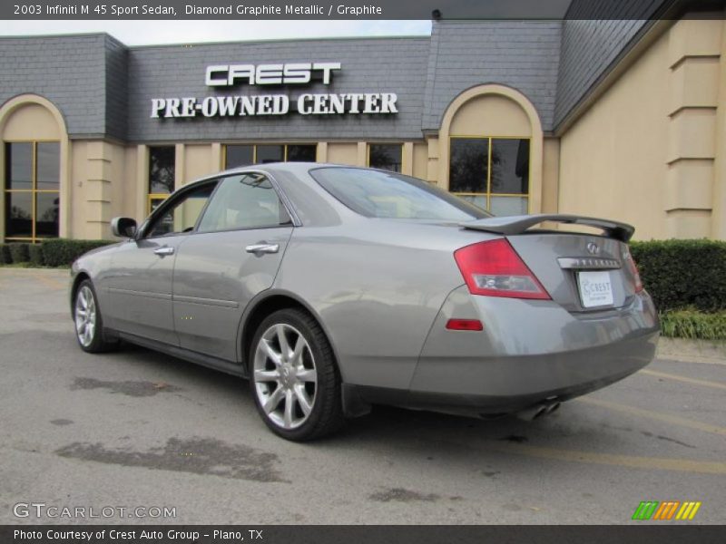 Diamond Graphite Metallic / Graphite 2003 Infiniti M 45 Sport Sedan