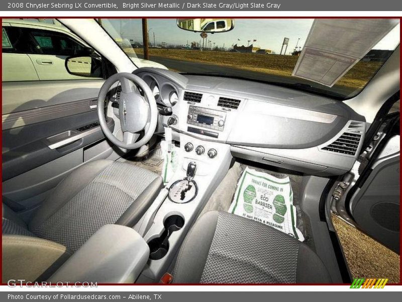 Bright Silver Metallic / Dark Slate Gray/Light Slate Gray 2008 Chrysler Sebring LX Convertible