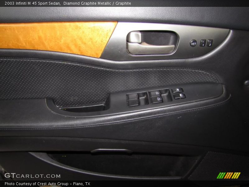 Diamond Graphite Metallic / Graphite 2003 Infiniti M 45 Sport Sedan