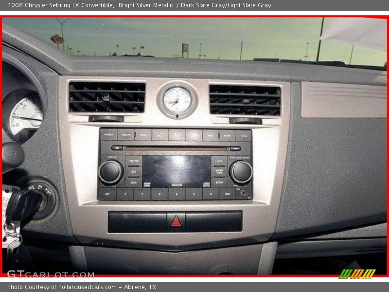 Bright Silver Metallic / Dark Slate Gray/Light Slate Gray 2008 Chrysler Sebring LX Convertible