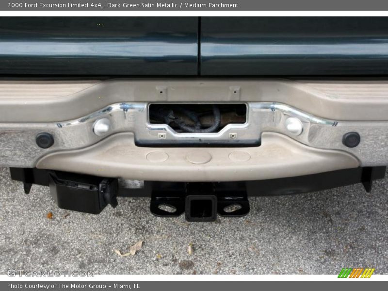 Dark Green Satin Metallic / Medium Parchment 2000 Ford Excursion Limited 4x4