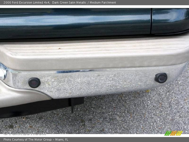 Dark Green Satin Metallic / Medium Parchment 2000 Ford Excursion Limited 4x4