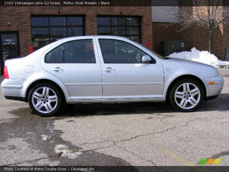 Reflex Silver Metallic / Black 2003 Volkswagen Jetta GLI Sedan