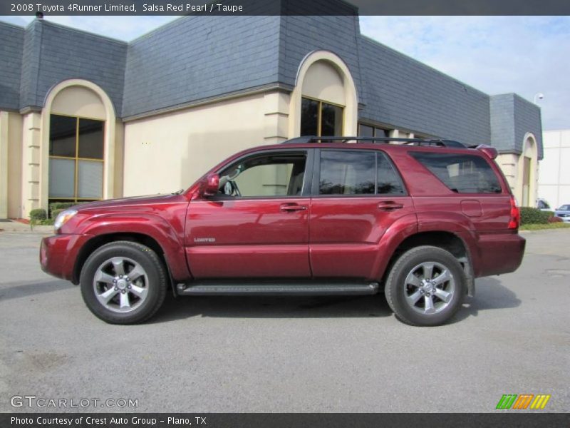 Salsa Red Pearl / Taupe 2008 Toyota 4Runner Limited
