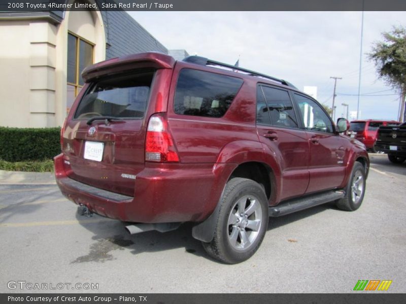 Salsa Red Pearl / Taupe 2008 Toyota 4Runner Limited