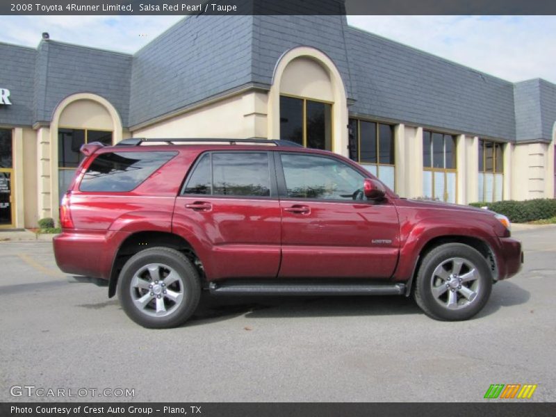 Salsa Red Pearl / Taupe 2008 Toyota 4Runner Limited