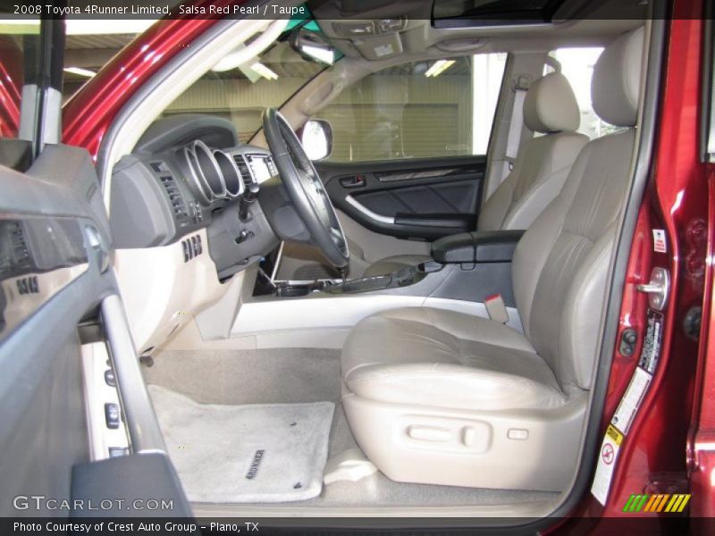 Salsa Red Pearl / Taupe 2008 Toyota 4Runner Limited