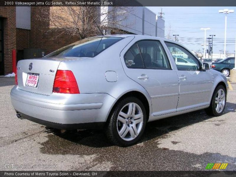 Reflex Silver Metallic / Black 2003 Volkswagen Jetta GLI Sedan