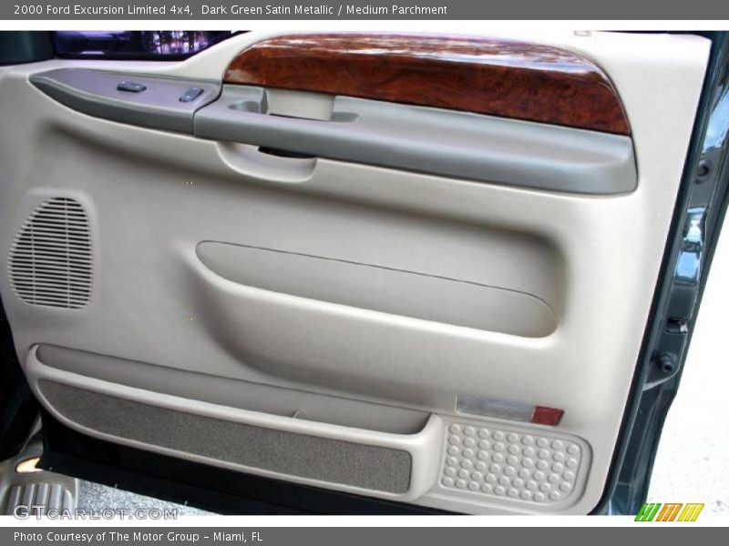 Dark Green Satin Metallic / Medium Parchment 2000 Ford Excursion Limited 4x4