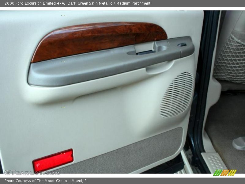 Dark Green Satin Metallic / Medium Parchment 2000 Ford Excursion Limited 4x4