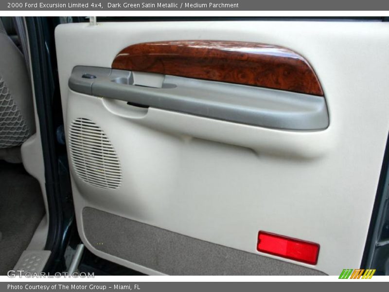 Dark Green Satin Metallic / Medium Parchment 2000 Ford Excursion Limited 4x4
