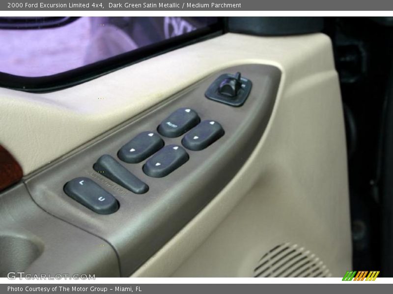 Dark Green Satin Metallic / Medium Parchment 2000 Ford Excursion Limited 4x4