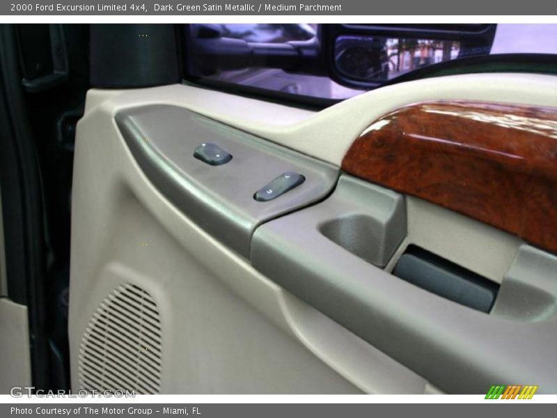 Dark Green Satin Metallic / Medium Parchment 2000 Ford Excursion Limited 4x4