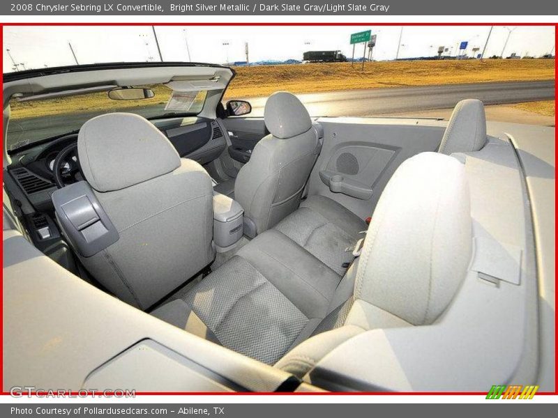 Bright Silver Metallic / Dark Slate Gray/Light Slate Gray 2008 Chrysler Sebring LX Convertible