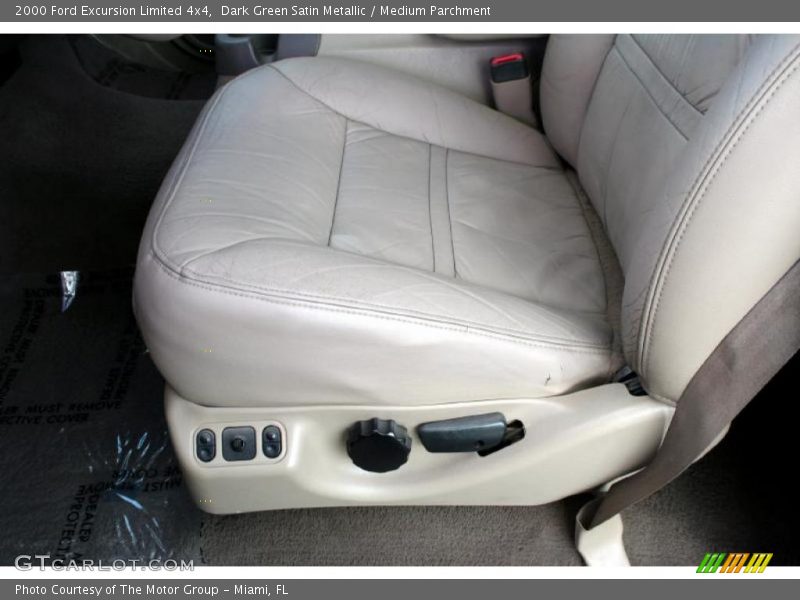 Dark Green Satin Metallic / Medium Parchment 2000 Ford Excursion Limited 4x4