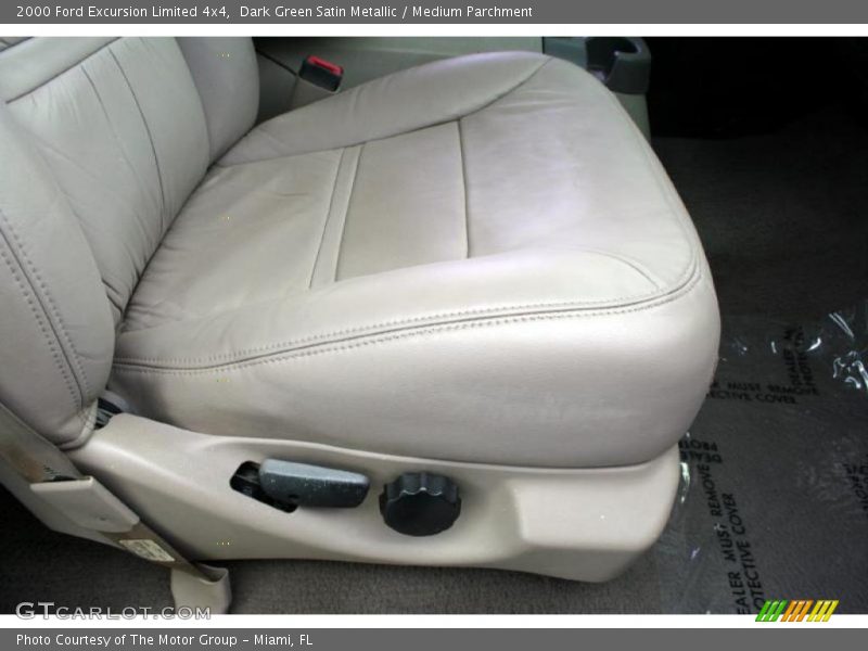 Dark Green Satin Metallic / Medium Parchment 2000 Ford Excursion Limited 4x4