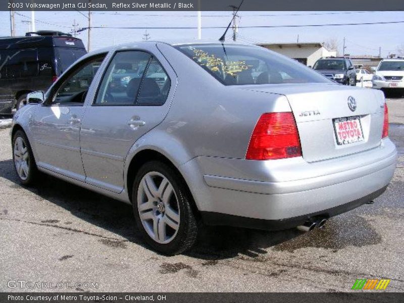 Reflex Silver Metallic / Black 2003 Volkswagen Jetta GLI Sedan