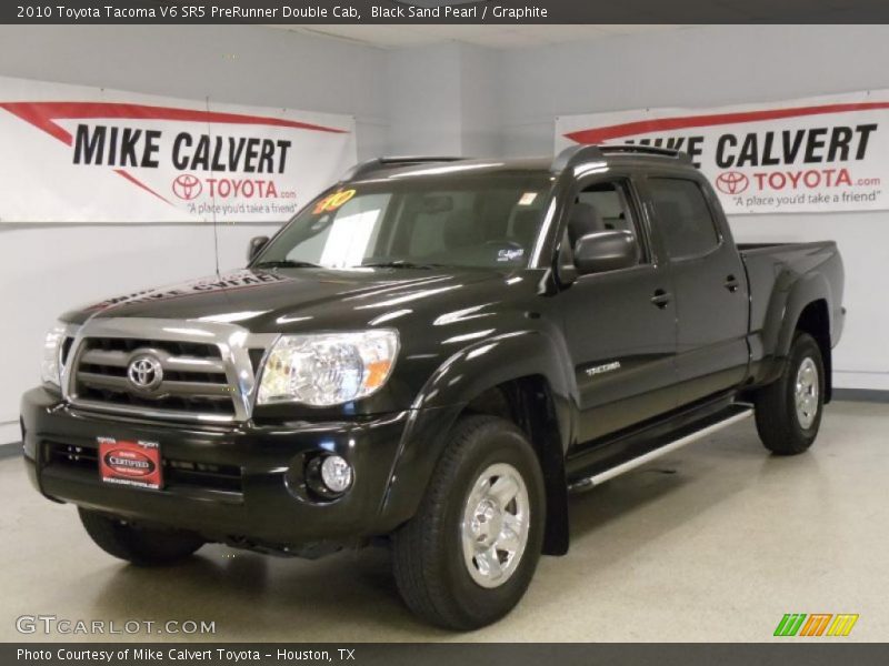 Black Sand Pearl / Graphite 2010 Toyota Tacoma V6 SR5 PreRunner Double Cab