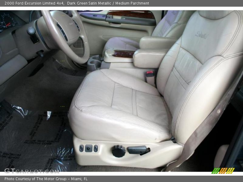 Dark Green Satin Metallic / Medium Parchment 2000 Ford Excursion Limited 4x4