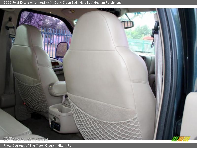 Dark Green Satin Metallic / Medium Parchment 2000 Ford Excursion Limited 4x4