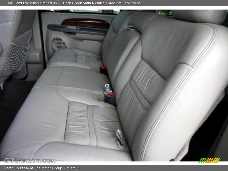 Dark Green Satin Metallic / Medium Parchment 2000 Ford Excursion Limited 4x4
