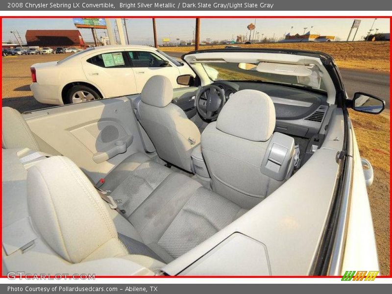 Bright Silver Metallic / Dark Slate Gray/Light Slate Gray 2008 Chrysler Sebring LX Convertible
