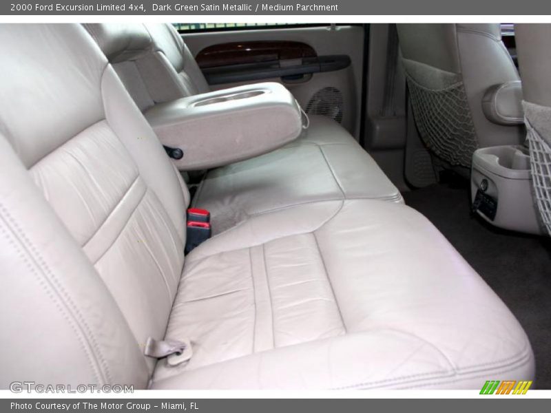 Dark Green Satin Metallic / Medium Parchment 2000 Ford Excursion Limited 4x4