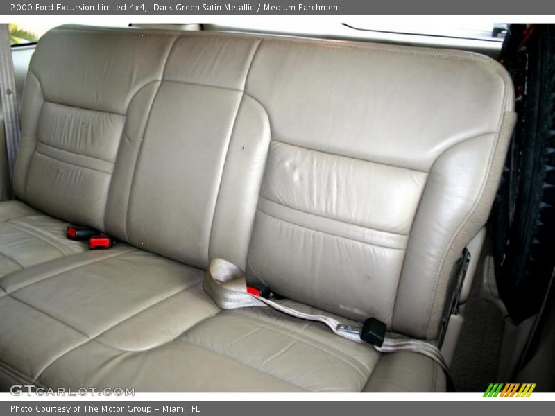 Dark Green Satin Metallic / Medium Parchment 2000 Ford Excursion Limited 4x4