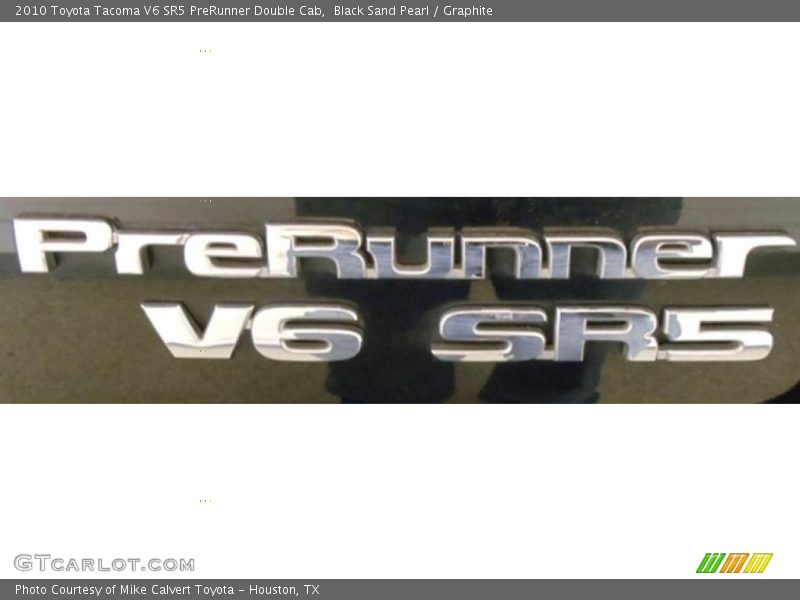 Black Sand Pearl / Graphite 2010 Toyota Tacoma V6 SR5 PreRunner Double Cab