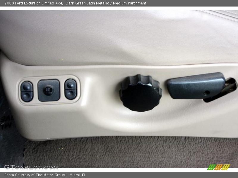 Dark Green Satin Metallic / Medium Parchment 2000 Ford Excursion Limited 4x4