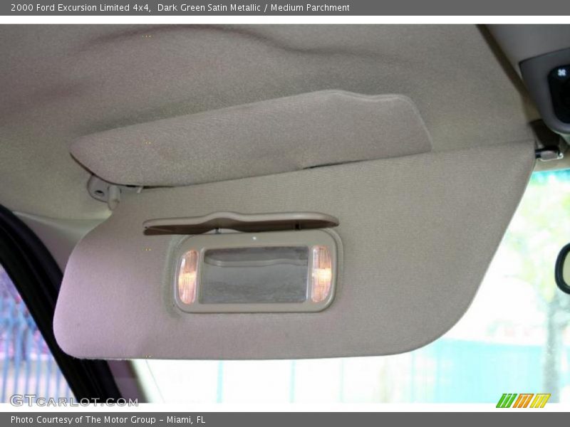 Dark Green Satin Metallic / Medium Parchment 2000 Ford Excursion Limited 4x4