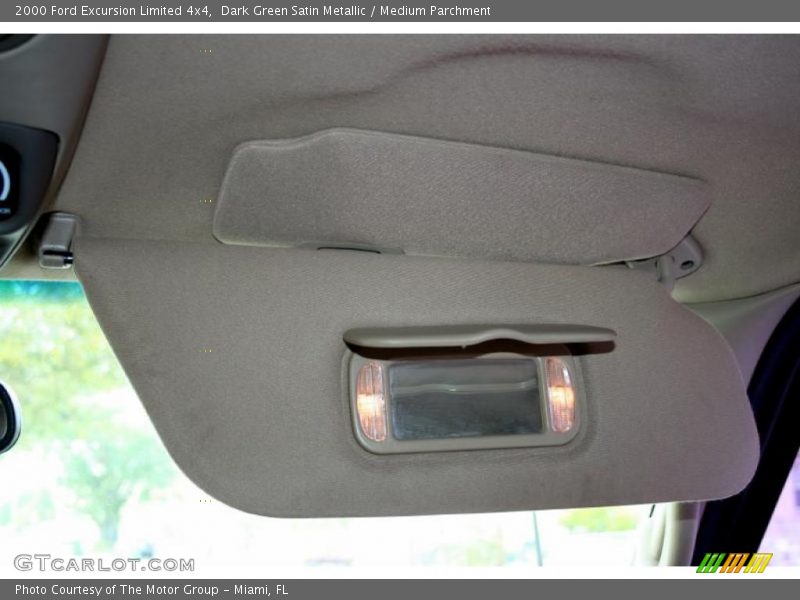 Dark Green Satin Metallic / Medium Parchment 2000 Ford Excursion Limited 4x4
