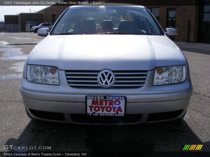 Reflex Silver Metallic / Black 2003 Volkswagen Jetta GLI Sedan