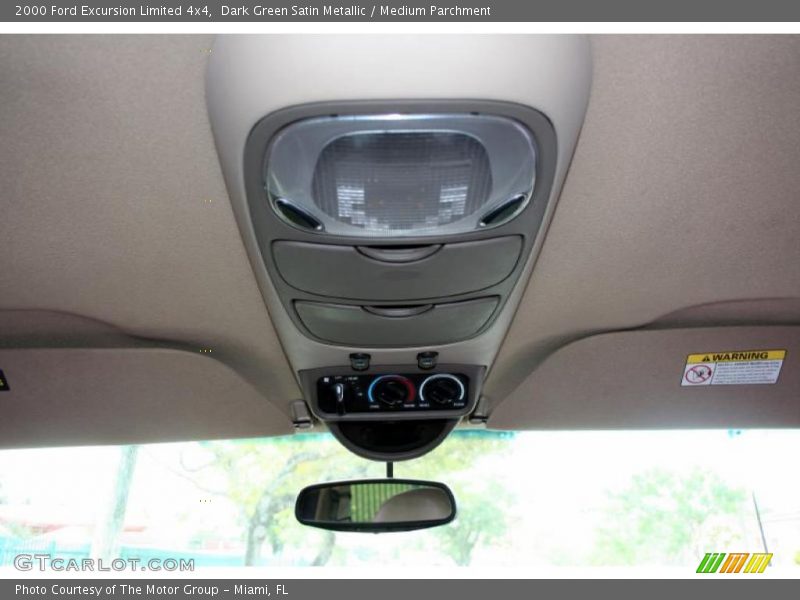 Dark Green Satin Metallic / Medium Parchment 2000 Ford Excursion Limited 4x4