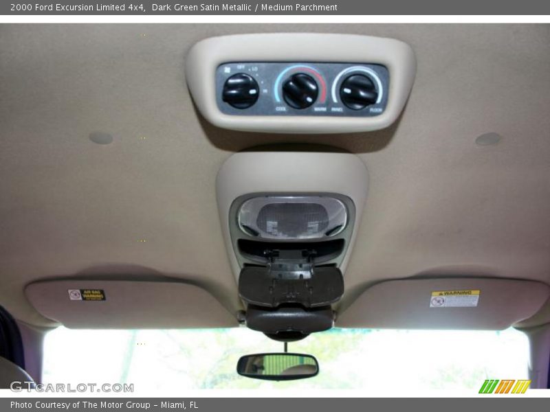 Dark Green Satin Metallic / Medium Parchment 2000 Ford Excursion Limited 4x4