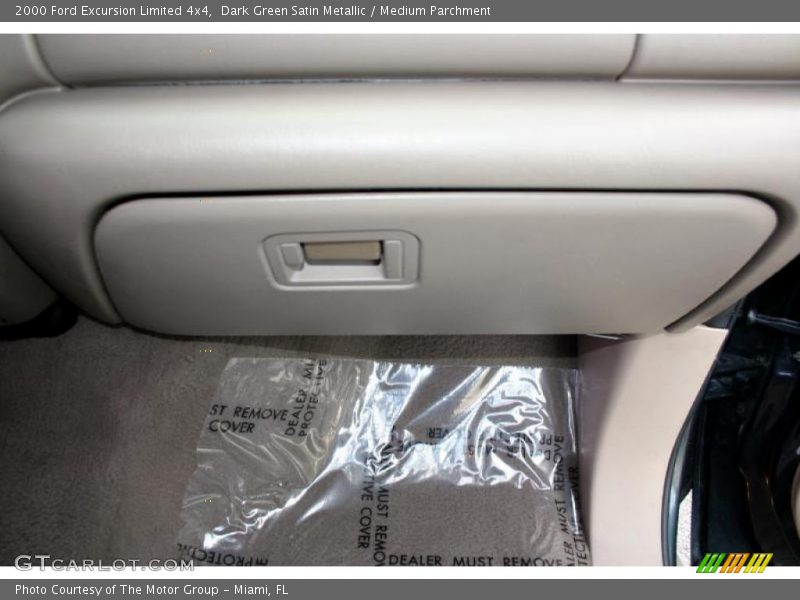 Dark Green Satin Metallic / Medium Parchment 2000 Ford Excursion Limited 4x4