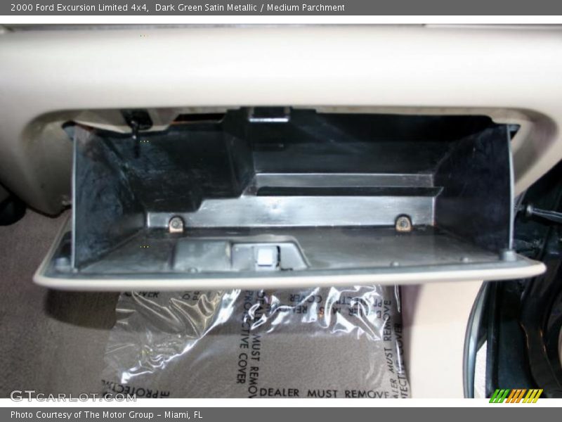 Dark Green Satin Metallic / Medium Parchment 2000 Ford Excursion Limited 4x4