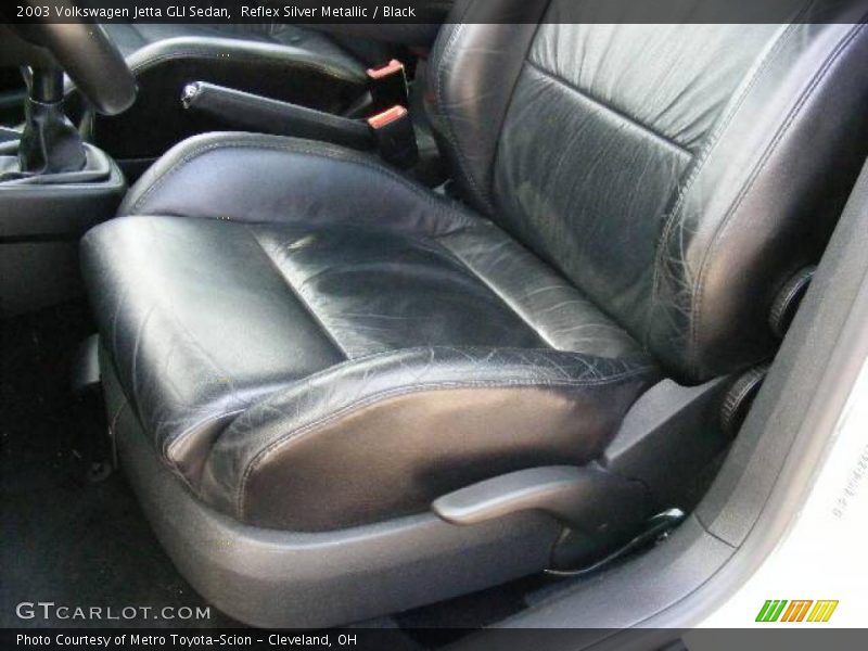 Reflex Silver Metallic / Black 2003 Volkswagen Jetta GLI Sedan