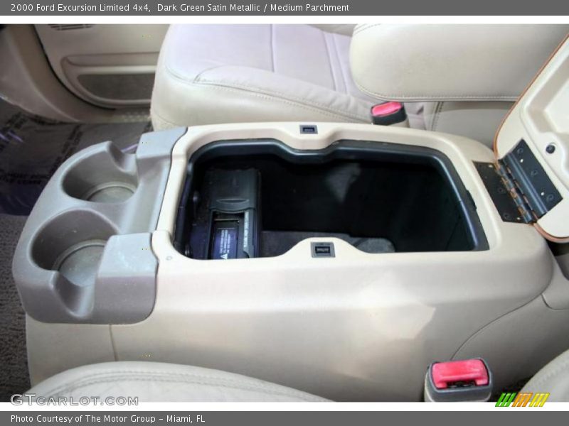 Dark Green Satin Metallic / Medium Parchment 2000 Ford Excursion Limited 4x4