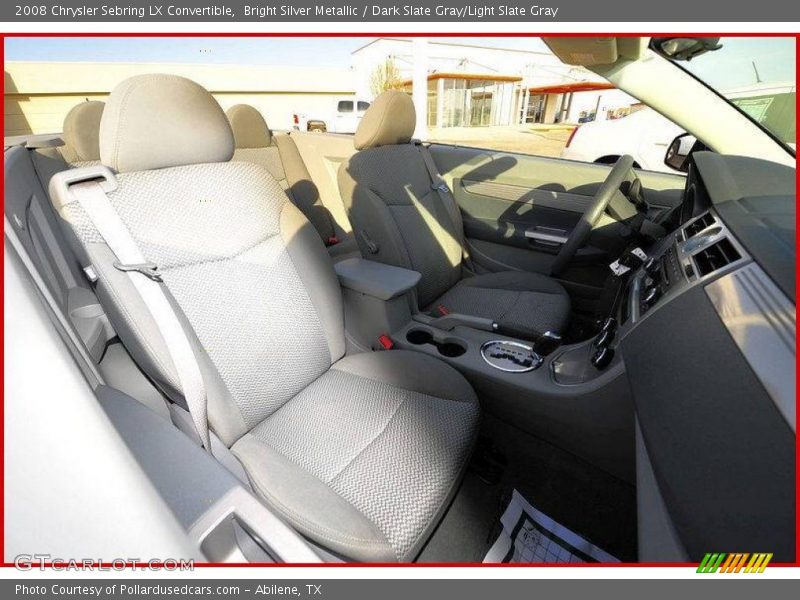 Bright Silver Metallic / Dark Slate Gray/Light Slate Gray 2008 Chrysler Sebring LX Convertible