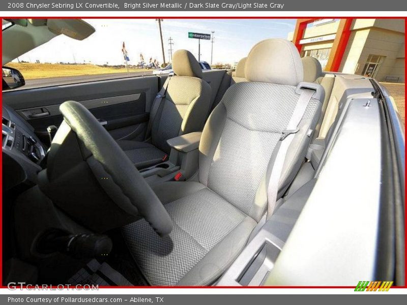 Bright Silver Metallic / Dark Slate Gray/Light Slate Gray 2008 Chrysler Sebring LX Convertible