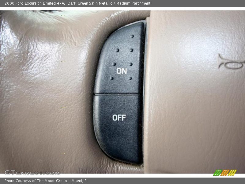 Dark Green Satin Metallic / Medium Parchment 2000 Ford Excursion Limited 4x4