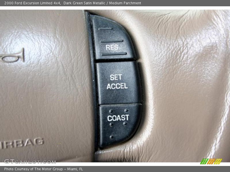 Dark Green Satin Metallic / Medium Parchment 2000 Ford Excursion Limited 4x4