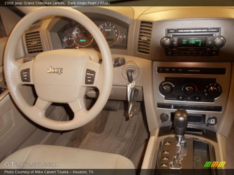 Dark Khaki Pearl / Khaki 2006 Jeep Grand Cherokee Laredo