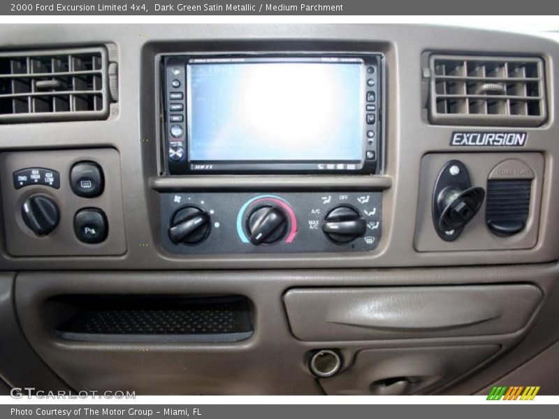 Dark Green Satin Metallic / Medium Parchment 2000 Ford Excursion Limited 4x4