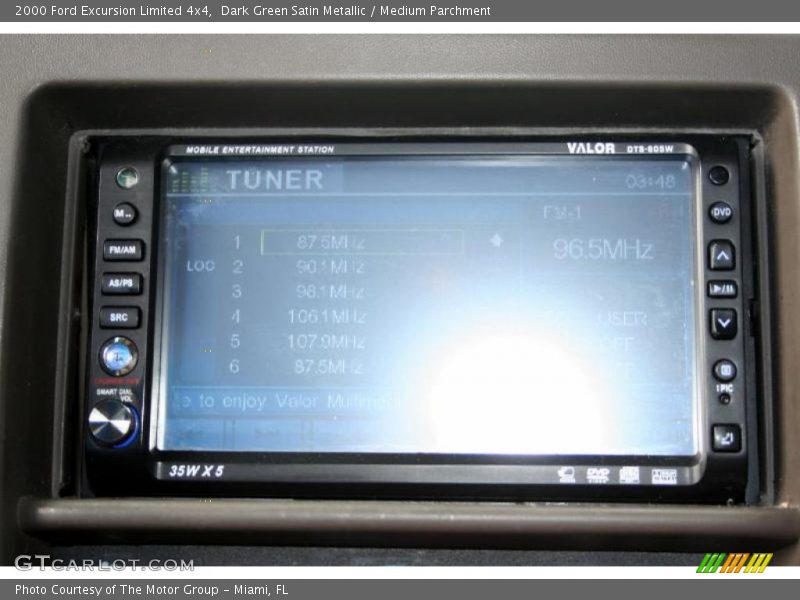 Dark Green Satin Metallic / Medium Parchment 2000 Ford Excursion Limited 4x4