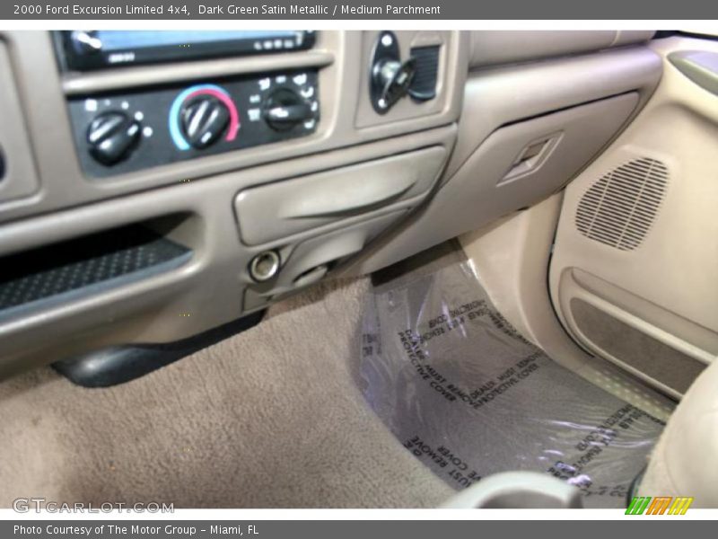Dark Green Satin Metallic / Medium Parchment 2000 Ford Excursion Limited 4x4