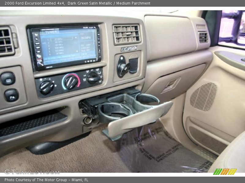 Dark Green Satin Metallic / Medium Parchment 2000 Ford Excursion Limited 4x4